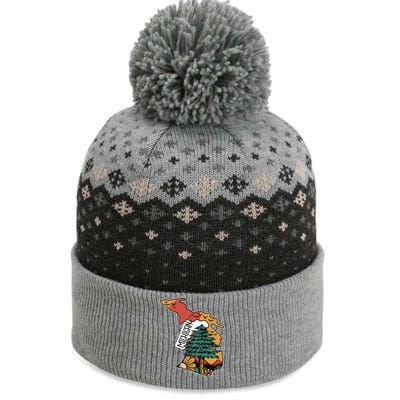 Michigan Outdoor Life The Baniff Cuffed Pom Beanie