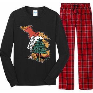 Michigan Outdoor Life Long Sleeve Pajama Set