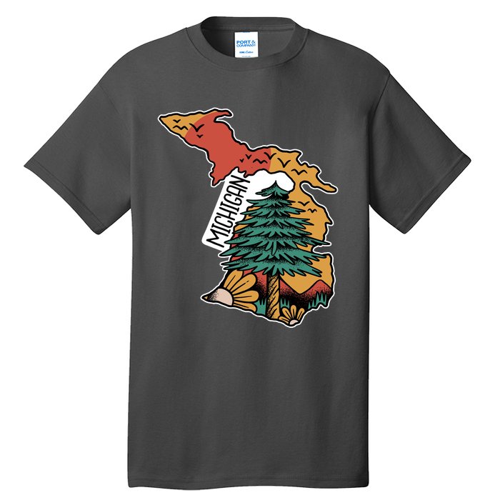 Michigan Outdoor Life Tall T-Shirt