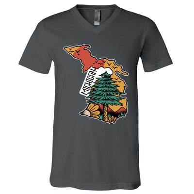 Michigan Outdoor Life V-Neck T-Shirt