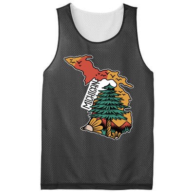 Michigan Outdoor Life Mesh Reversible Basketball Jersey Tank