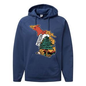 Michigan Outdoor Life Performance Fleece Hoodie