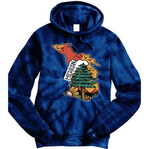 Michigan Outdoor Life Tie Dye Hoodie