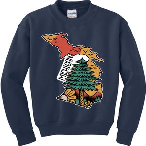 Michigan Outdoor Life Kids Sweatshirt