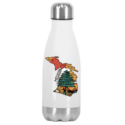 Michigan Outdoor Life Stainless Steel Insulated Water Bottle