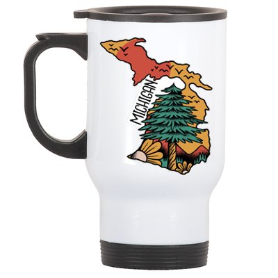 Michigan Outdoor Life Stainless Steel Travel Mug