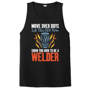 Move Over Let This Old Show You How To Be A Welder Great Gift PosiCharge Competitor Tank