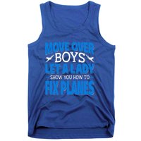 Move Over Lady Airplane Mechanic Funny Gift Tank Top