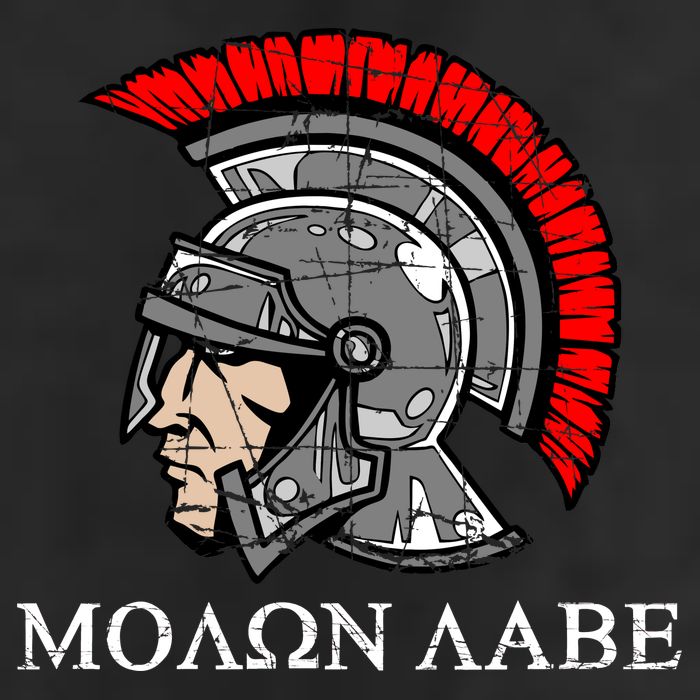 Molon Labe - Spartan Helmet Greek - Come and Take Adult Drive Performance Visor