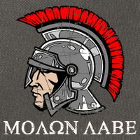 Molon Labe - Spartan Helmet Greek - Come and Take Cotton Canvas Backpack
