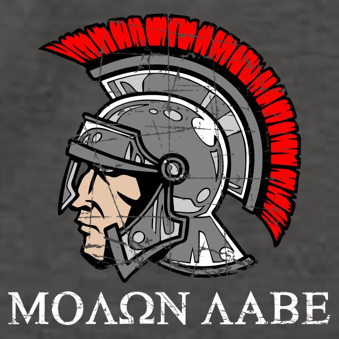 Molon Labe - Spartan Helmet Greek - Come and Take Vector Backpack