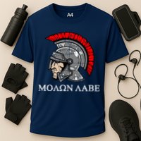 Molon Labe - Spartan Helmet Greek - Come and Take Cooling Performance Crew T-Shirt