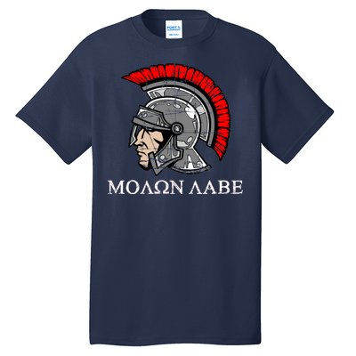 Molon Labe - Spartan Helmet Greek - Come and Take Tall T-Shirt