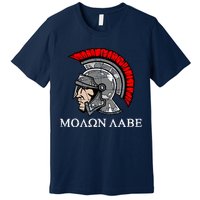 Molon Labe - Spartan Helmet Greek - Come and Take Premium T-Shirt