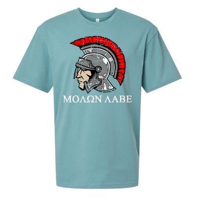 Molon Labe - Spartan Helmet Greek - Come and Take Sueded Cloud Jersey T-Shirt