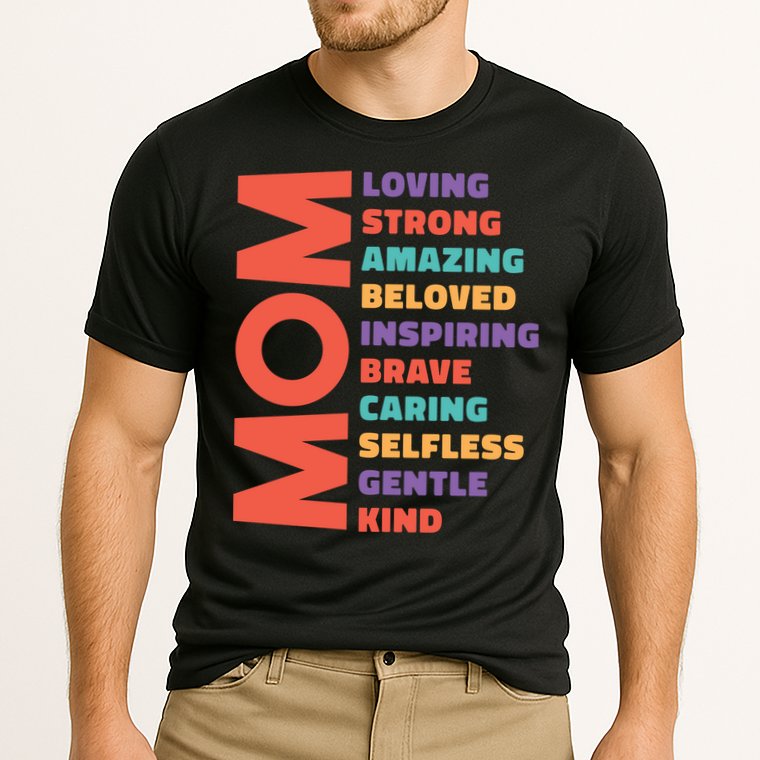 Mom Adjective Cooling Performance Crew T-Shirt