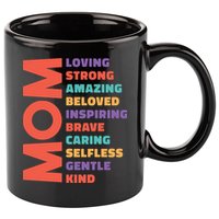 Mom Adjective 11oz C Handle Ceramic Mug