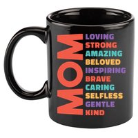 Mom Adjective 11oz C Handle Ceramic Mug
