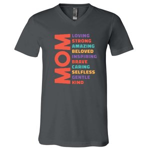 Mom Adjective V-Neck T-Shirt