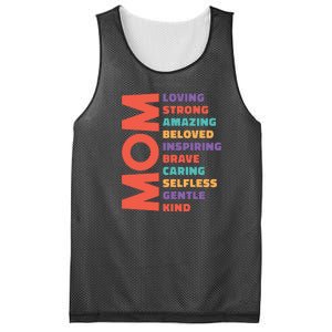 Mom Adjective Mesh Reversible Basketball Jersey Tank