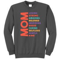 Mom Adjective Tall Sweatshirt