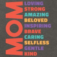 Mom Adjective Cotton Canvas Backpack