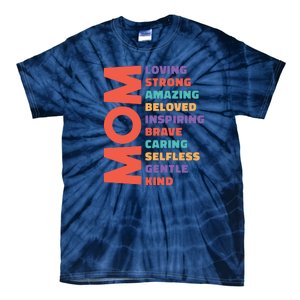 Mom Adjective Tie-Dye T-Shirt