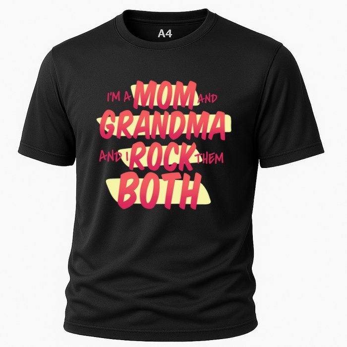 Mom And Grandma Rock Them Both Cooling Performance Crew T-Shirt