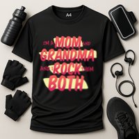 Mom And Grandma Rock Them Both Cooling Performance Crew T-Shirt