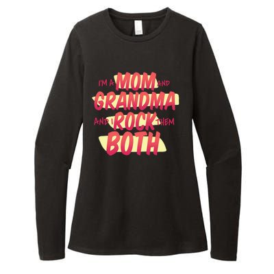 Mom And Grandma Rock Them Both Womens CVC Long Sleeve Shirt