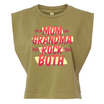 Mom And Grandma Rock Them Both Garment-Dyed Women's Muscle Tee