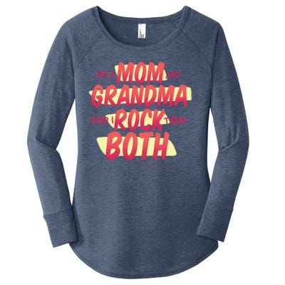 Mom And Grandma Rock Them Both Women's Perfect Tri Tunic Long Sleeve Shirt