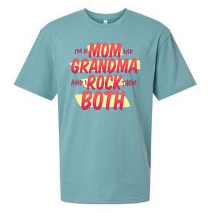 Mom And Grandma Rock Them Both Sueded Cloud Jersey T-Shirt