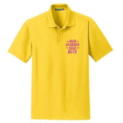 Mom And Grandma Rock Them Both Dry Zone Grid Polo