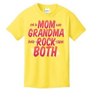 Mom And Grandma Rock Them Both Kids T-Shirt