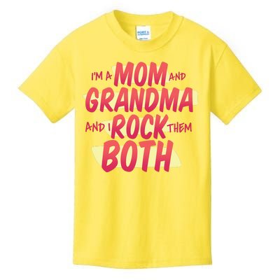 Mom And Grandma Rock Them Both Kids T-Shirt