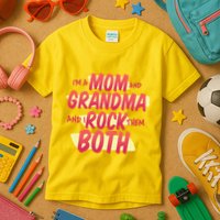 Mom And Grandma Rock Them Both Kids T-Shirt