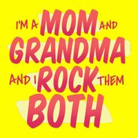 Mom And Grandma Rock Them Both Kids T-Shirt