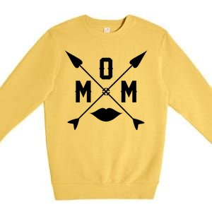 Mom Arrows Of Love Premium Crewneck Sweatshirt