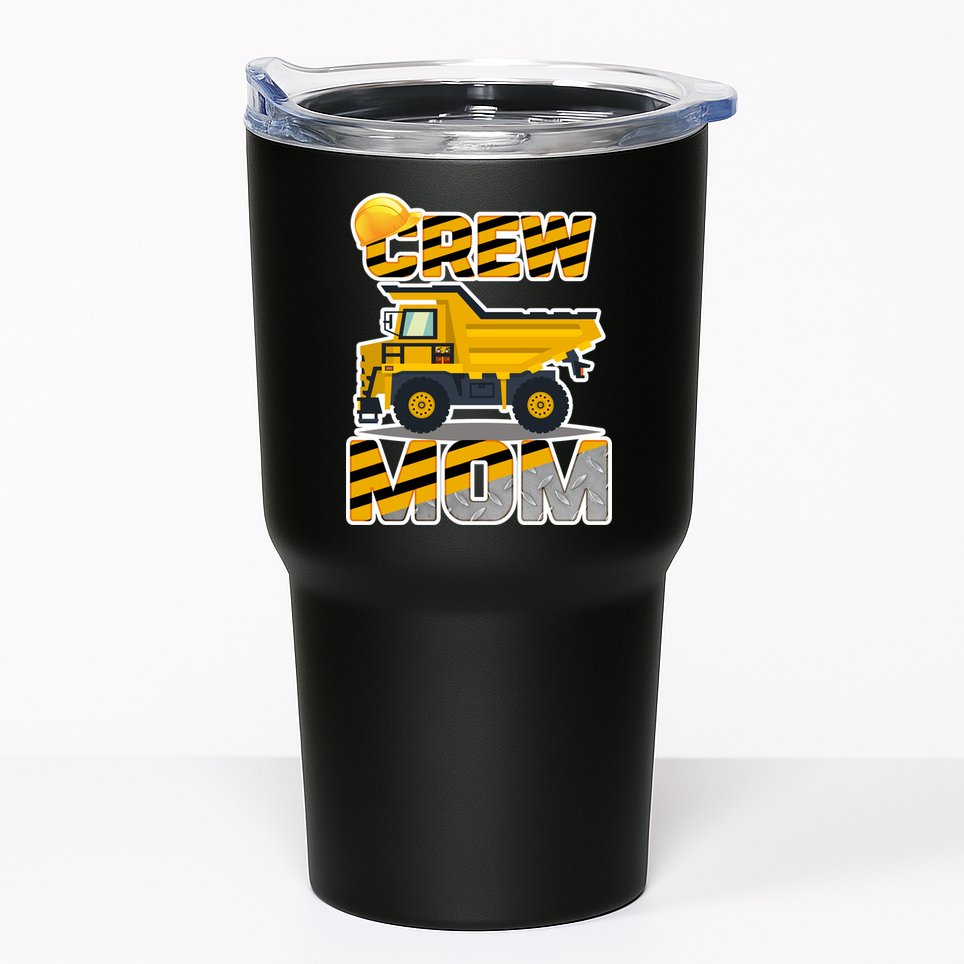 Mom Birthday Crew Construction Party Tumbler