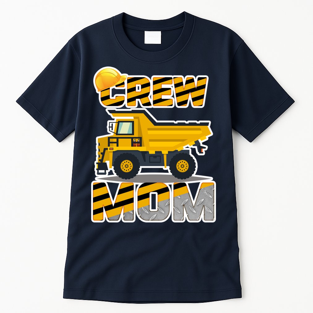 Mom Birthday Crew Construction Party Tall T-Shirt