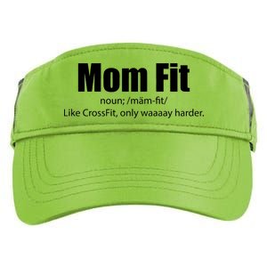 Mom Fit Like CrossFit But Waaaay Harder Adult Drive Performance Visor