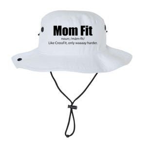 Mom Fit Like CrossFit But Waaaay Harder Legacy Cool Fit Booney Bucket Hat