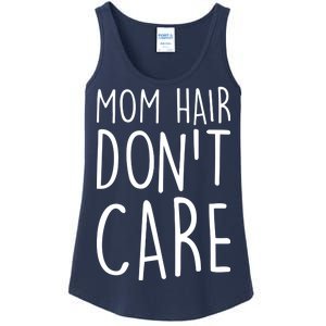 Mom Hair Don't Care Ladies Essential Tank