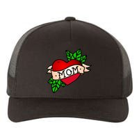 Mom Heart Tattoo Love Yupoong Adult 5-Panel Trucker Hat