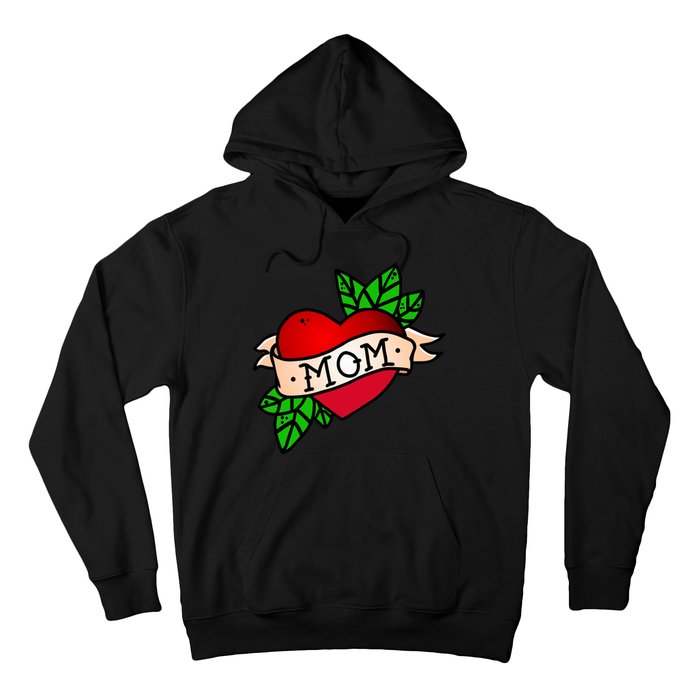 Mom Heart Tattoo Love Hoodie