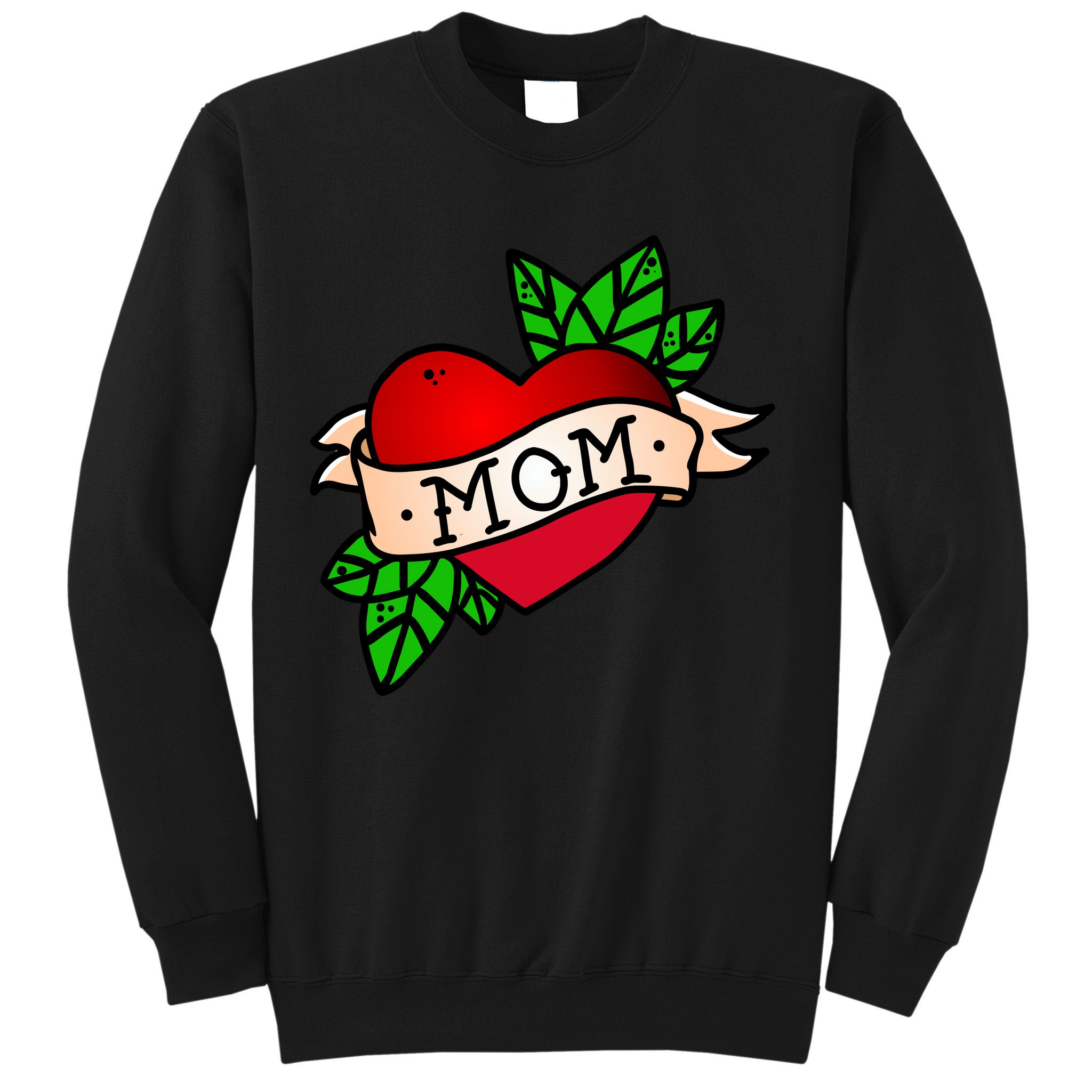 Mom Heart Tattoo Love Sweatshirt