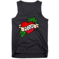 Mom Heart Tattoo Love Tank Top