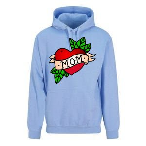 Mom Heart Tattoo Love Unisex Surf Hoodie