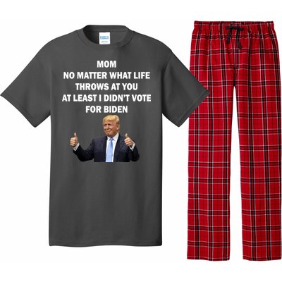 Mom Least I Didn't Vote Biden Funny Pro Republican Pajama Set